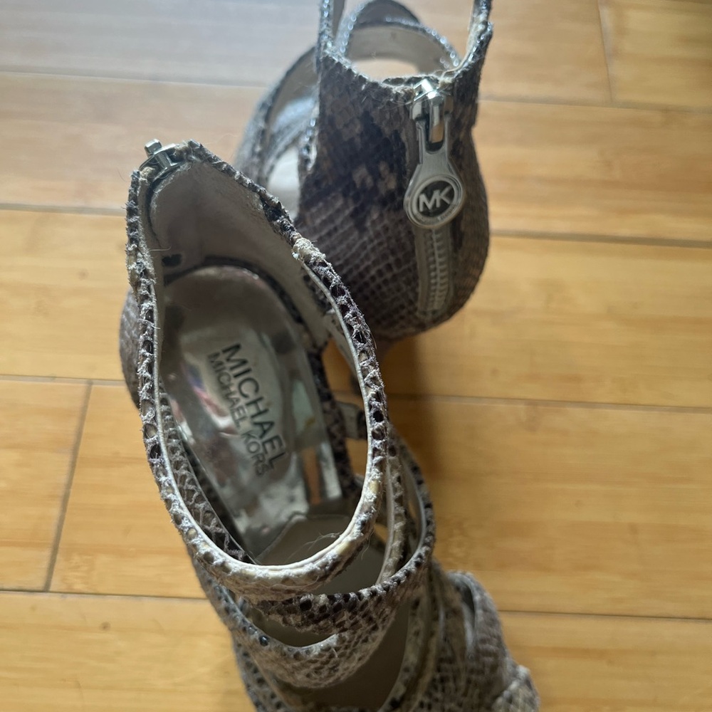 Michael Kors Python Jenna Sandal 7.5 - image 8